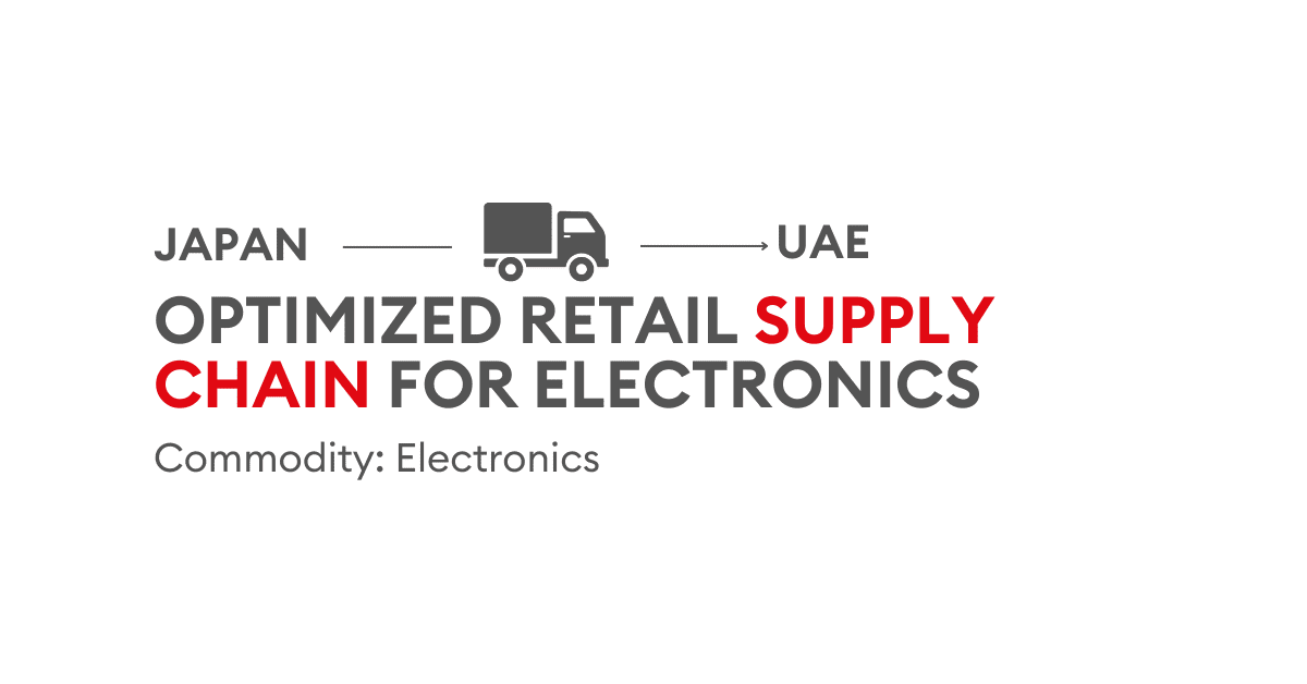 Improving Retail Logistics for UAE-Based Electronics Brand Sourcing from Japan | Case Study