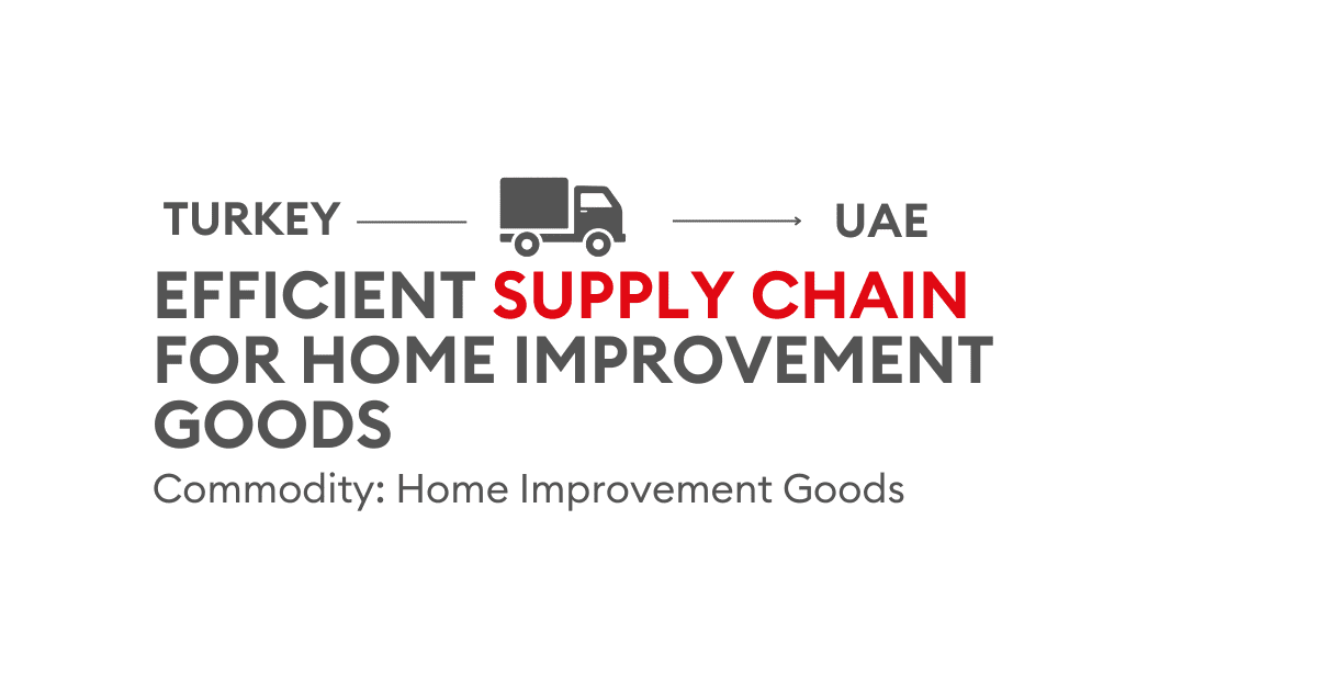 Streamlined Logistics for Home Improvement Products from Turkey to UAE | Case Study