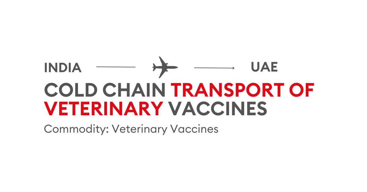 Safe and Timely Delivery of Veterinary Vaccines from India to UAE | Case Study